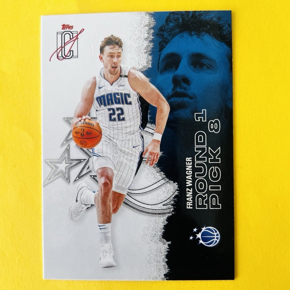 2025-26 Topps Signature Class Round 1 Pick 8 Franz Wagner #90 Magic
